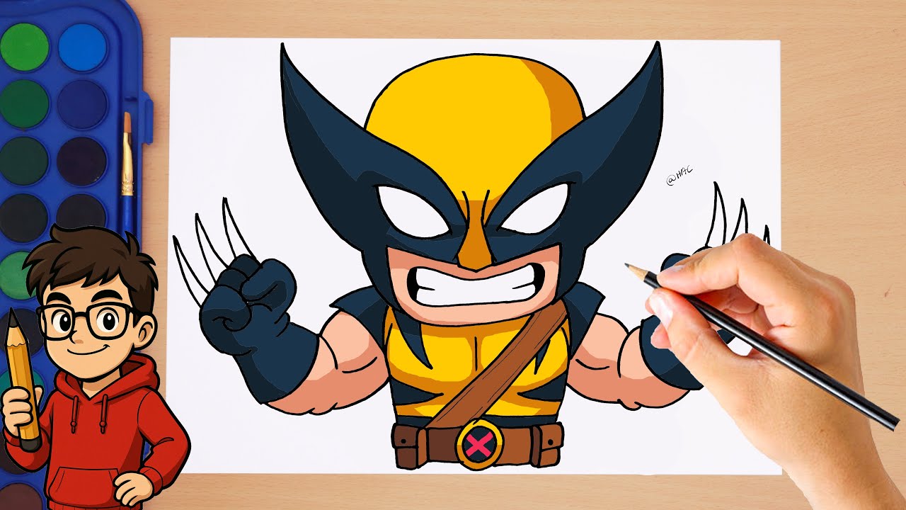 How to Draw Wolverine | Step by step Drawing | X-Men