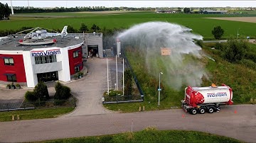 InnoVfoam - video report: Extinguishing fires with our lift monitor. How and why?