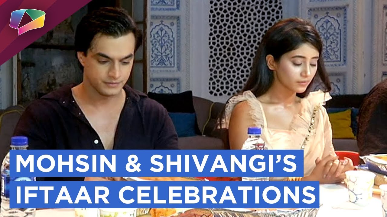 Mohsin Khan, Shivangi Joshi Celebrate Iftaar With Mohsin’s Family And Team Yeh Rishta