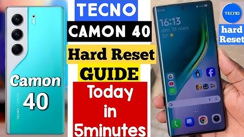 How To Hard Reset Tecno Camon 40 Pro | Tecno Camon 40 Hard Reset | Break, Pattern, Pin, Password 
