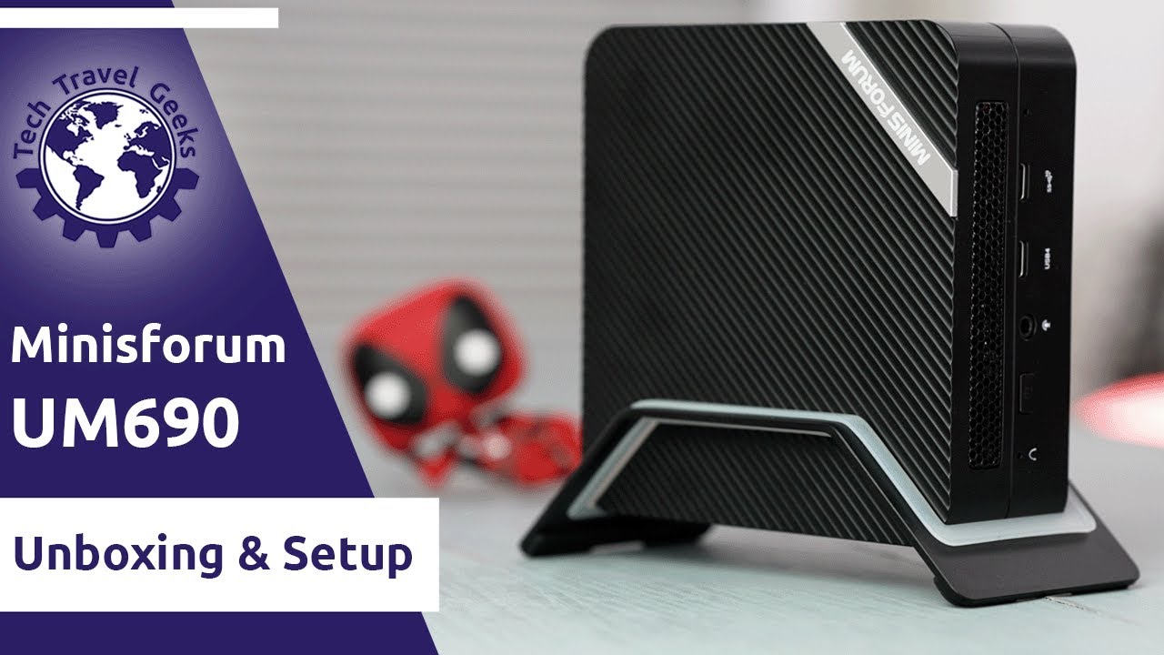 MINISFORUM UM690S Mini PC AMD Ryzen 9 6900HX 8 Cores 16 Threads 32 GB RAM 1  TB PCIe SSD, 2 x HDMI Ports, 6 x USB Ports, Wifi6, Bluetooth5.2 