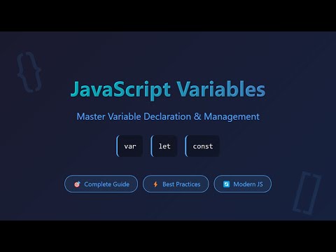 JavaScript Variables: var,