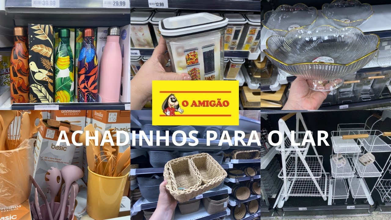 ACHADINHOS NA LOJA O AMIGÃO | UTILIDADES E DECORAÇÃO PARA O LAR 