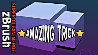 zBrush Tutorial: Super Clean Connection/Merge Trick