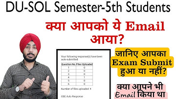 DU-SOL Semester-5th Students जरूर देखे Video | Important Update | OBE | Jasmeet Classes