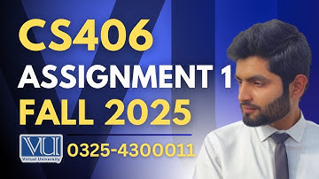 cs406 assignment 1 solution 2025 | cs406 assignment 1 solution fall 2025