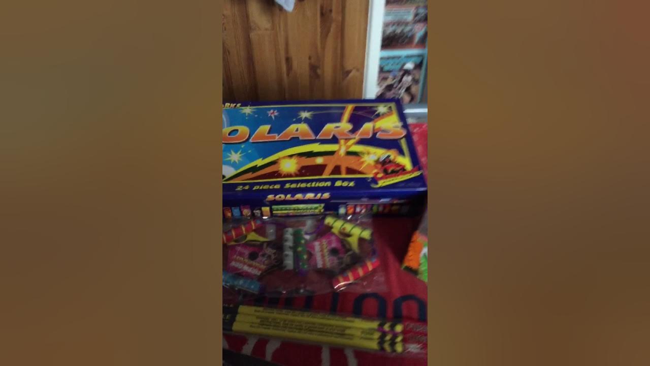 Tesco standard fireworks family kit 2016 YouTube