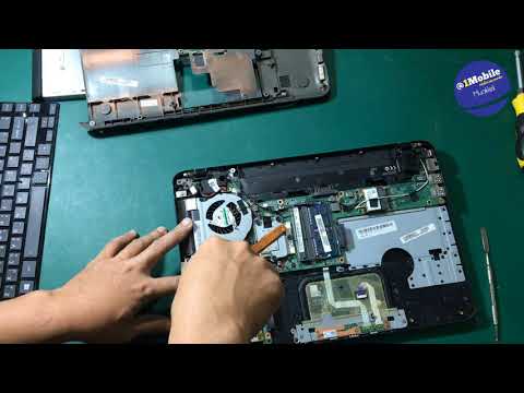 toshiba satellite disassembly โน๊ ต บุ๊ค toshiba ดับ เอง 2020 l ครูหนึ่งสอนดี