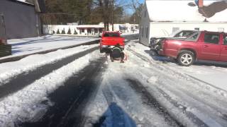 Redneck snow removal