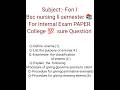 Unit  Enema For #bscnursing  Internal Exam  ll semester #shorts#ytshorts#yt#trending