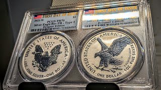The 2021 Reverse Proof Type 1 and Type 2 American Silver Eagles 🦅