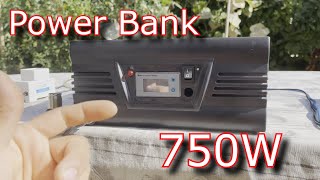 Power bank 750W 220V , портативная универсальная солнечная система