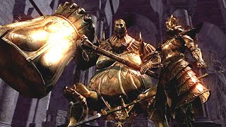 bald guy punches everything in anor londo
