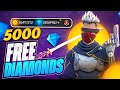 🤯💎How to get 5,000 Diamonds in Free Fire🔥 2026 Latest Trick 100% Working