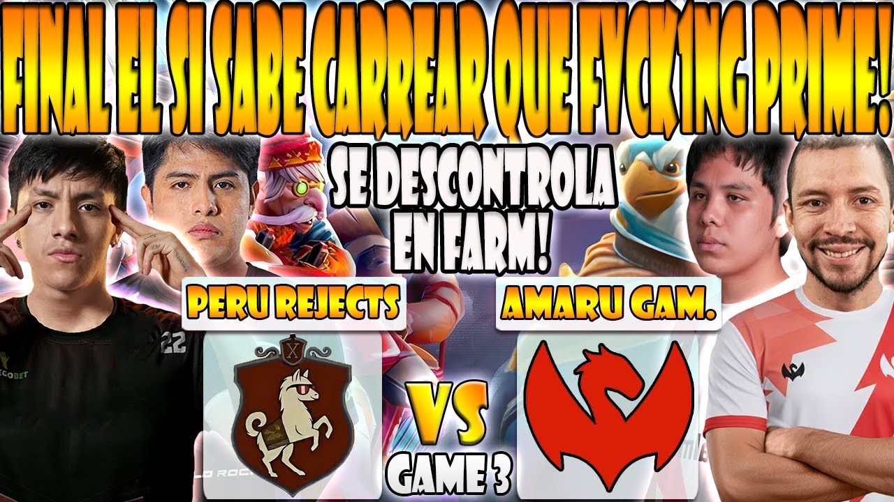 PERU REJECTS vs AMARU BO5[GAME 3]FINAL-PARKER, MANDY,DARKMAGO vs JAMES-CCT SEASON 2:SOUTH AMERICA S2