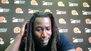 Browns RB Kareem Hunt discusses Odell Beckham Jr.