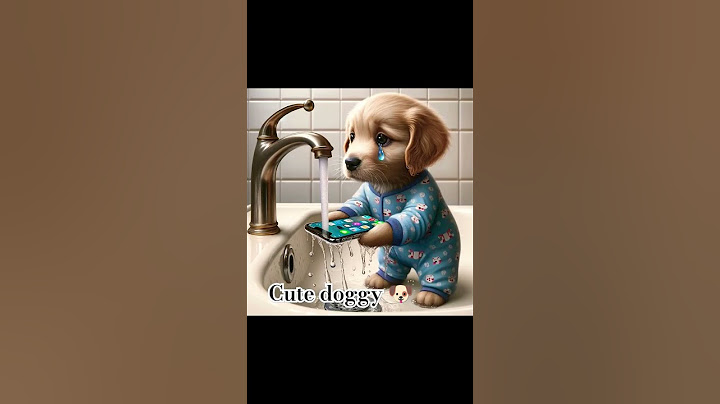 The little golden retriever’s mobile phone fell into the toilet  #cutepetgrowth记 #puppy #AIpainting