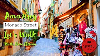 Amazing Monaco Street Lets Walk With Slow Motion The Beauty Of The City Slow Motion Clipz