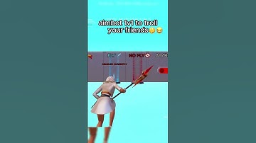 Aimbot 1v1 map is the best for trolling😂🎯