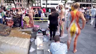 Amsterdam Bodypaint Day 2015 7 - YouTube