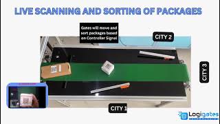 Parcel Sorter Based on RFID and QR/Barcode by Logigates MVP