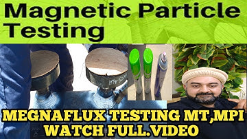 How to Perform MPI/MPT I Magnetic Particle Test Practical I Wet Visible Technique I