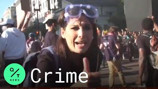 Celebrity Australian News Crew Struck by Police on Live TV While Covering White House Protests Wealth