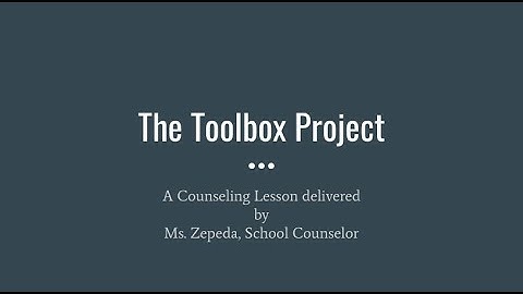 TK- 4th grade: Toolbox Lesson #1- Introduction & Breathing Tool