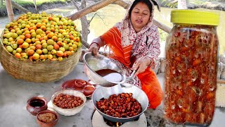 গ্রাম্য পদ্ধতিতে সবথেকে সহজ দারুন মজার টক ঝাল মিষ্টি কুলের আচার রেসিপি||kuler achar recipe