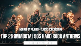 🔥 Top 20 Immortal 80s Hard Rock Anthems | Inspired by Journey | Classic Rock Legends 🎸
