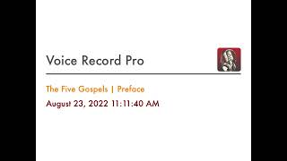 The Five Gospels | Preface