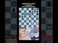 A brilliant sacrifice and a CHECKMATE IN 2-Chess Videos - Chess Records #chess #chesspuzzle #shorts