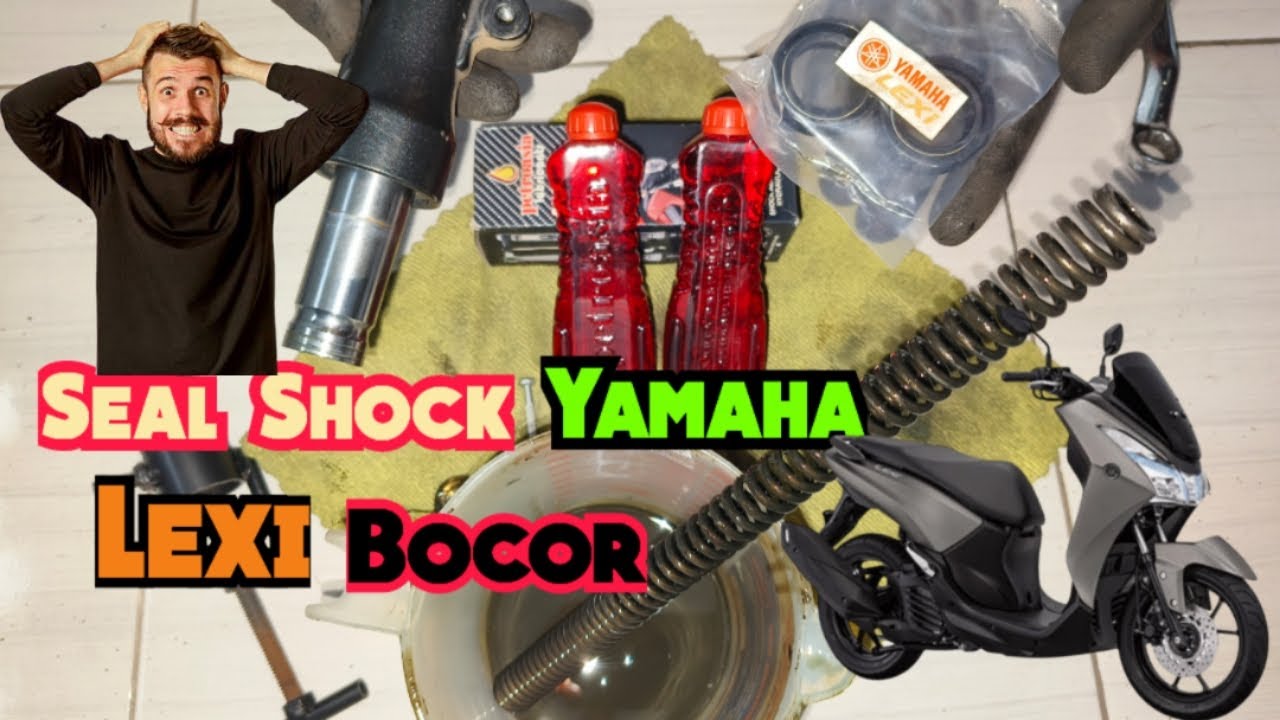Протекает амортизатор на Yamaha Lexi? Вот как легко заменить уплотнитель!