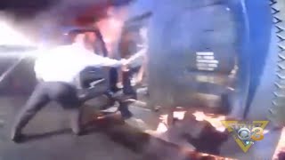 New Jersey State Troopers Save Man From Burning Truck In Somerset County