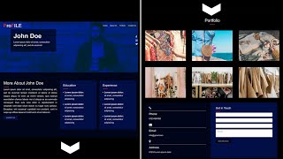 Create Responsive Single Page Website using HTML CSS and JavaScript | Responsive Bootstrap Website