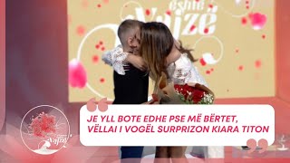 Je yll bote edhe pse më bërtet, vëllai i vogël surprizon Kiara Titon