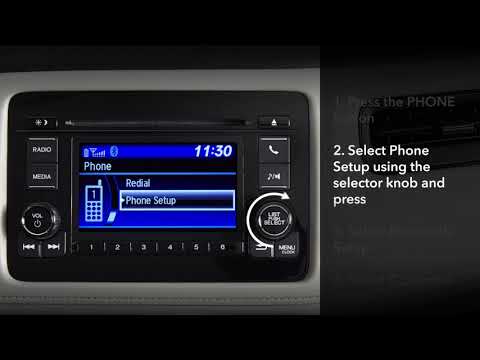 Honda HR-V: How to Prioritize Paired Phones: LCD Audio Models