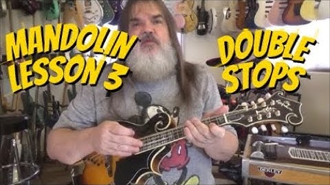 Mandolin Lesson #3 Double Stops By Scott Grove