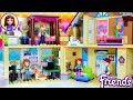 Mia's House Renovations Continued - Home Office & Living Room Extension Lego Friends Build DIY Craft