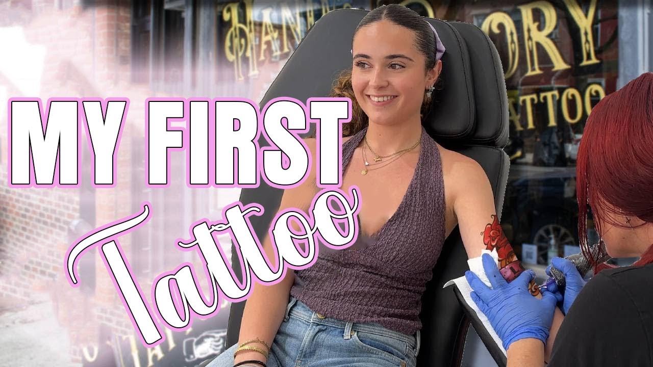 My First Tattoo 🌹 How I Reacted to Getting Inked for the First Time 💜 Clodett's World