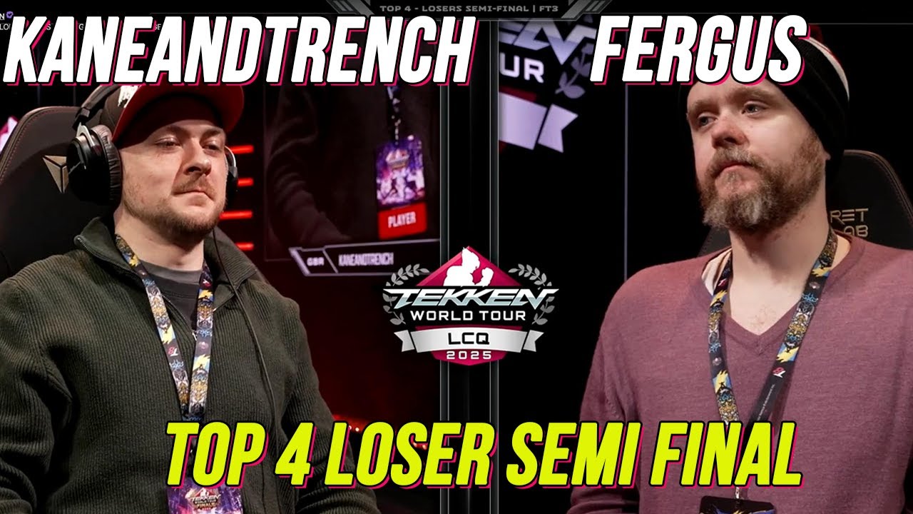 TEKKEN 8 World Tour 2025｜KANEANDKTRENCH (YOSHIMITSU)  Vs  FERGUS (JUN) 💪 Top 4 Losers Semi Final
