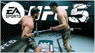 14화 EA Sports UFC 5 마이커리어 정찬성 …