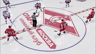 Спартак Москва 2009 - Нью Йорк Рейнджерс 2009 Обзор (NHL 09 PS3)