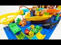 Satisfying Building Block coaster ☆ Marble Run ASMR Pirates course