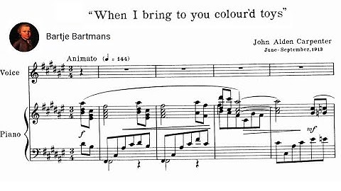 John Alden Carpenter - Gitanjali (1914)