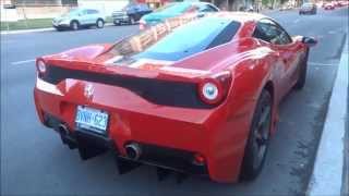 I have filmed two ferrari 458s going for dinner in late summer 2014.
at first a 458 spider pulled up by new yas marina blue m3 about 30
seconds later see...