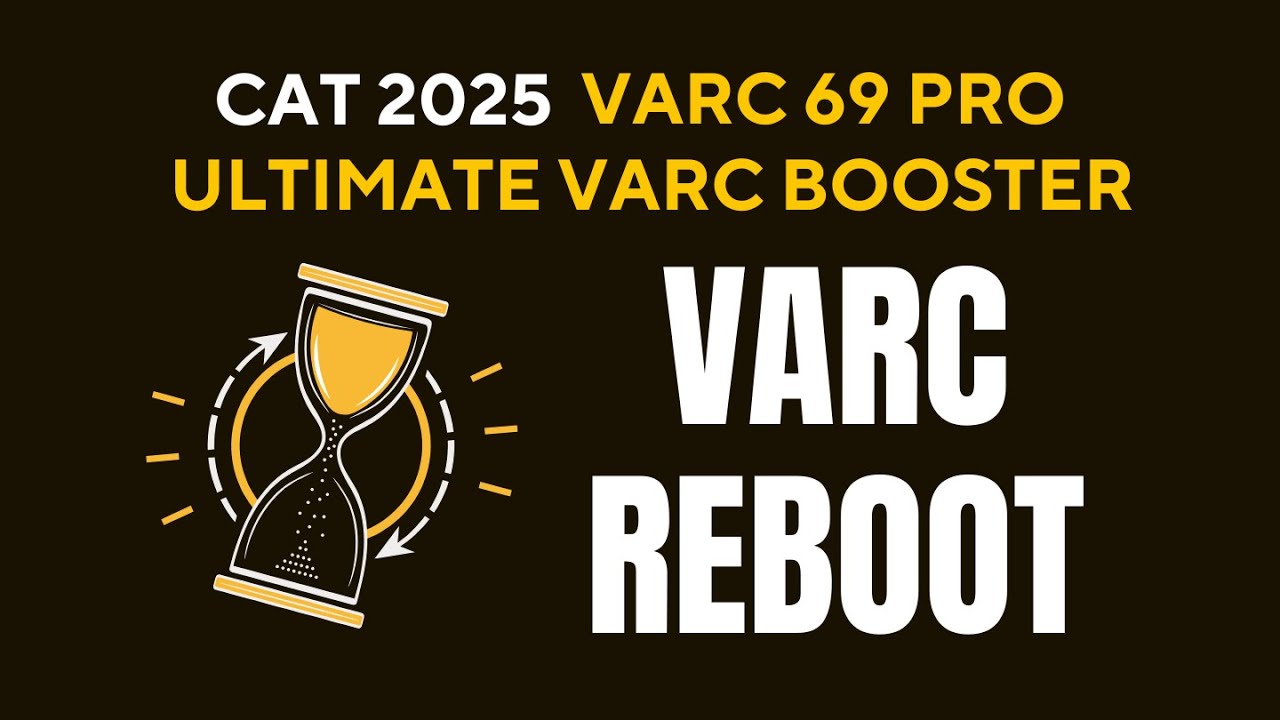Complete VARC Reboot - The Final Push for CAT 2025 - YouTube