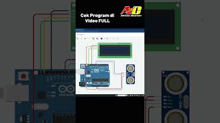 Ukur Jarak CM dan INCH Sensor Ultraosnik #tinkercad #arduinoproject #coding #arduinouno