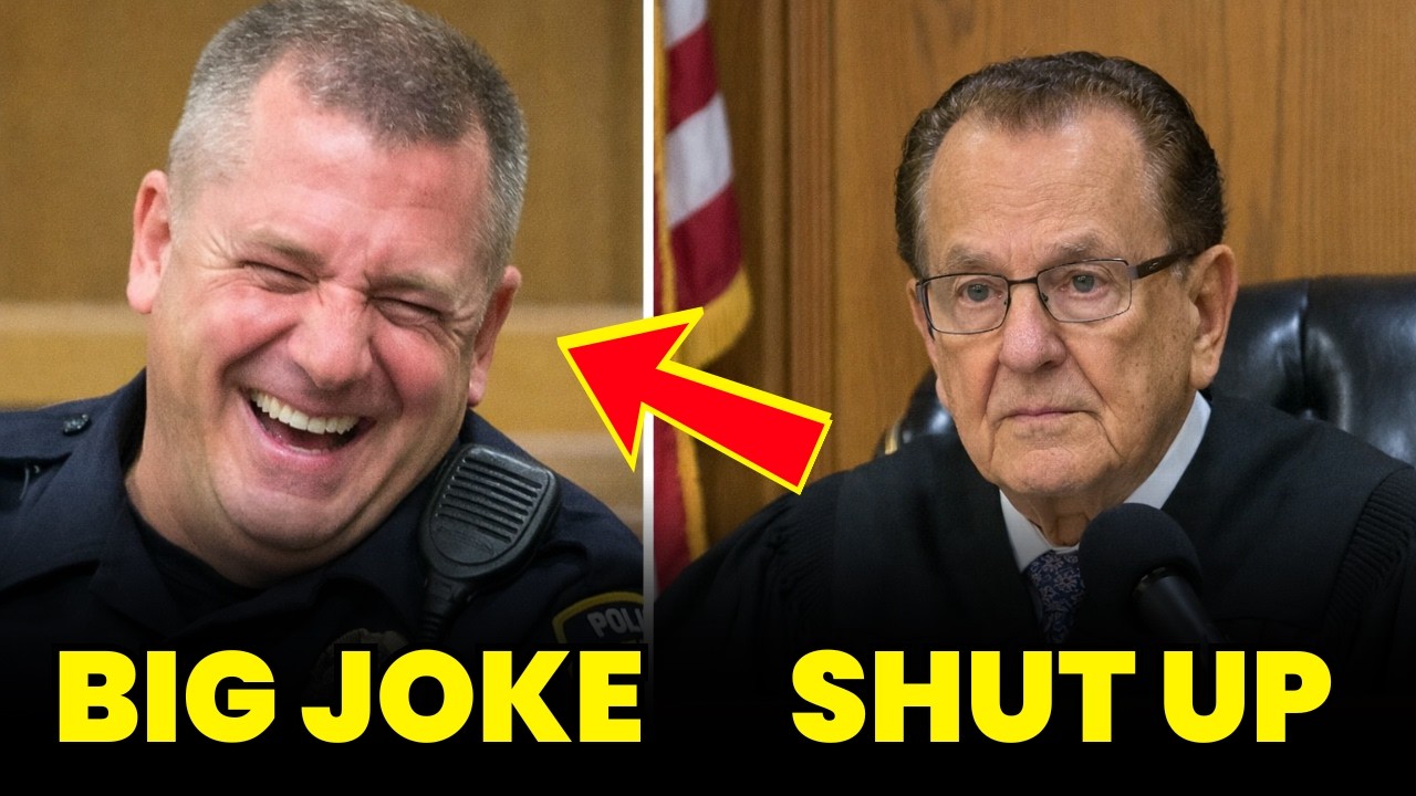 Officer Laughs in Court — 1 Minute Later He Is Silent