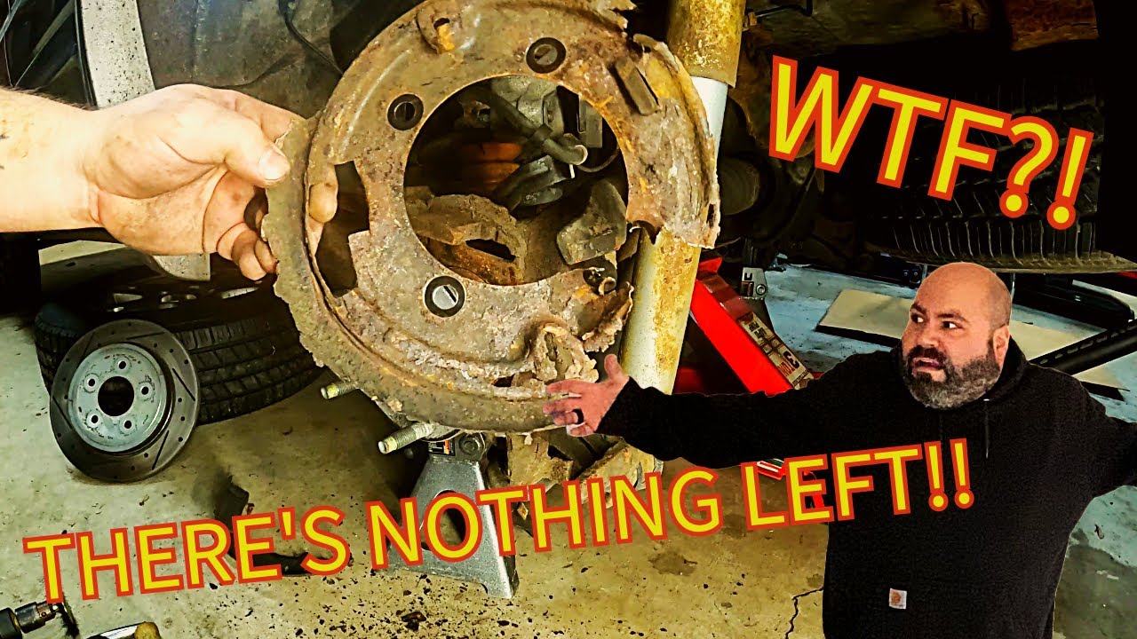 Replacing Rotted Parking Brake Components (07 Ford Escape) YouTube